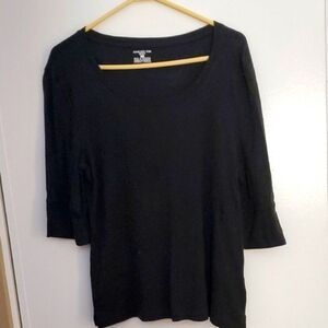 Jones New York Black Blouse